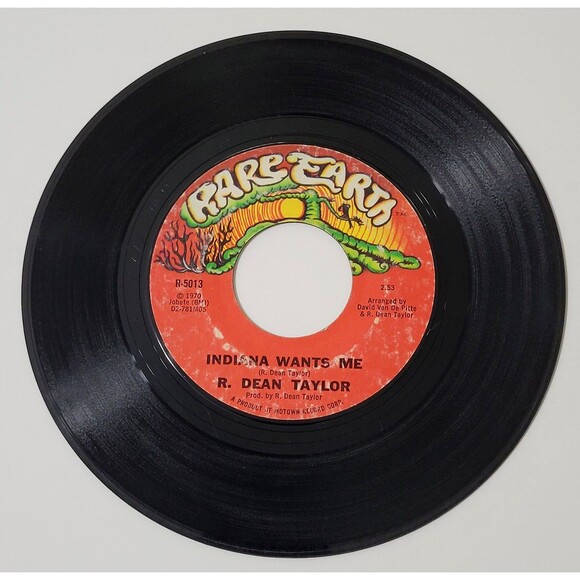 R. Dean Taylor Indiana Wants Me / Love's Your Name 45 RPM Rare Earth VG Rock '70 - Picture 2 of 4